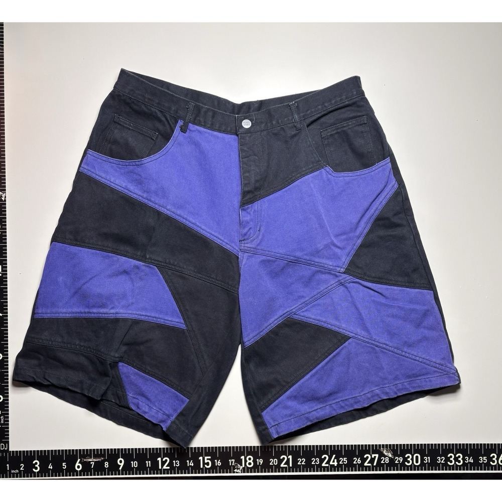 Vintage Denim Machine Brand - Men's Shorts - Y2K 90s Style